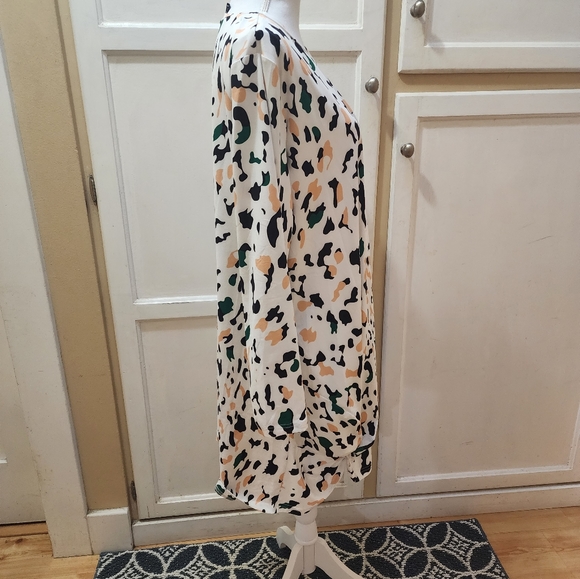 SHEIN's Emery Rose Women's Print Twist Hem Dress NWOT - Picture 9 of 12